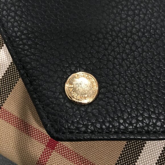 Burberry Vintage Check & Leather Trifold Wallet - Picture 2 of 8